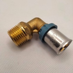 Coude 90° fileté multicouche Diamètres 20 mm - 1/2" à sertir PN10