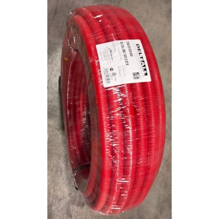 Tube multicouche pré-gainé rouge Diamètre 20 mm PN10 couronne 50 m