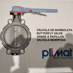 Vanne papillon industrie Diamètre 75 mm PVC Pression PN10