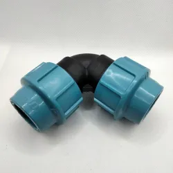 Coude 90° à compression PE Diamètre 90 mm PN16 - LeBonRaccord.com