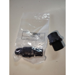 Clapet d'injection mâle à visser 1/2" ou 3/8"