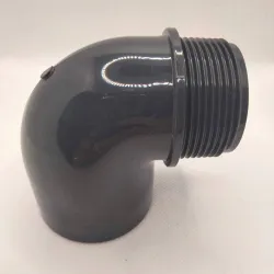 Coude 90° mixte Diamètres 50mm x 11/2" mâle PVC pression PN10 - LeBonRaccord.com