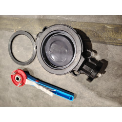 Vanne papillon industrie Diamètre 110 mm PVC Pression PN10 - LeBonRaccord.com