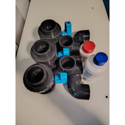 Kit complet By-Pass Pompe à chaleur piscine Ø63 – prêt à monter - LeBonRaccord.com