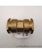 Manchon à compression laiton PE - LeBonRaccord.com