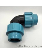 Coude à compression PE PN16 - LeBonRaccord.com